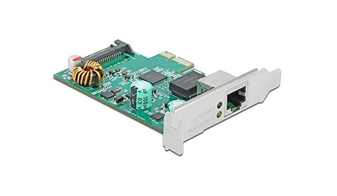 DeLOCK PCIe x1 K 1xRJ45 2.5GB LAN PoE - 89139