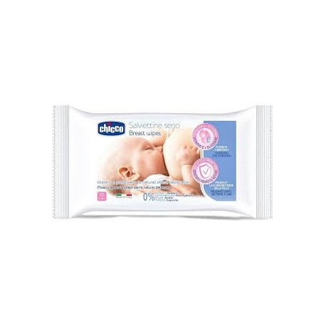 CHICCO Влажные салфетки для груди, 72шт