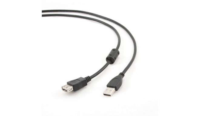 Gembird 1.8m USB 2.0 A M/FM USB cable USB A Black