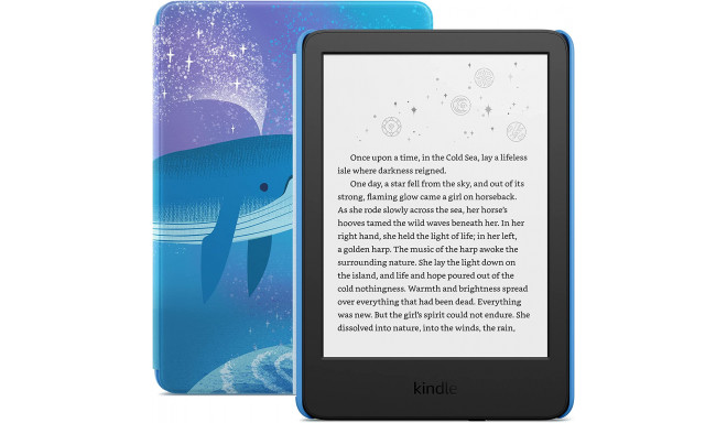 Amazon Kindle Kids 11th Gen 16GB WiFi, space whale/sinine