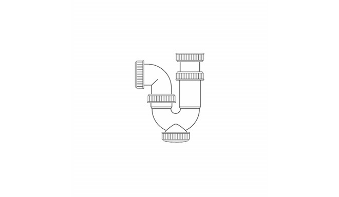 Washbasin Siphon Mirtak PVC