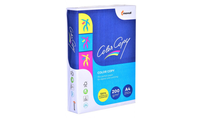 Mondi Color Copy 8687A20 (A4; 200g/m2; 250 lehte; valge paber; satiin)