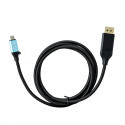 i-tec USB-C do Display Port Adapter kablowy 1x DP 4K Ultra HD/60 Hz 150cm kompatybilny z Thunderbolt