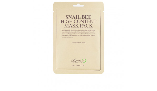 BENTON SNAIL BEE HIGH CONTENT mask 20 ml