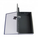 Safe deposit box in the shape of a book Bensontools 24 x 15,5 x 5,5 cm Black Steel
