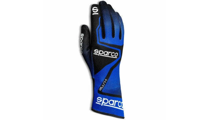 Men's Driving Gloves Sparco RUSH Blue/Black