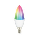 Bulb LED SMART E14 C37 5,5W RGB+CCT+DIM Tuya 470lm 230V Forever Light