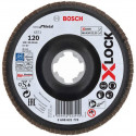 Bosch X-LOCK serrated lock washer X571 Best for Metal, O 125mm, grinding disc (K120, angled version)