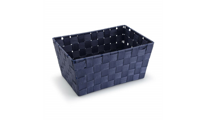 Basket Versa Dark blue Large Textile 20 x 15 x 30 cm