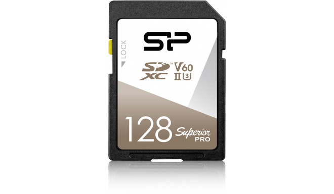 Silicon Power карта памяти SDXC 128GB Superior Pro UHS-II