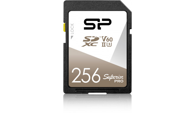 Silicon Power карта памяти SDXC 256GB Superior Pro UHS-II