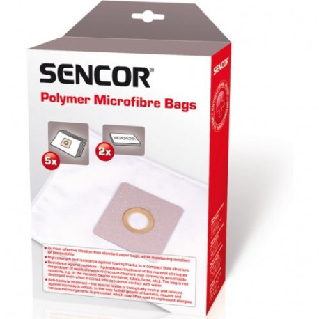 Sencor SVC 68x/69xx Maisiņi putekļu sūcējiem 5gb + 1 mikrofiltrs