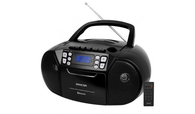 Sencor SPT 3907 B Kasešu atskaņotājs ar CD,Bluetooth