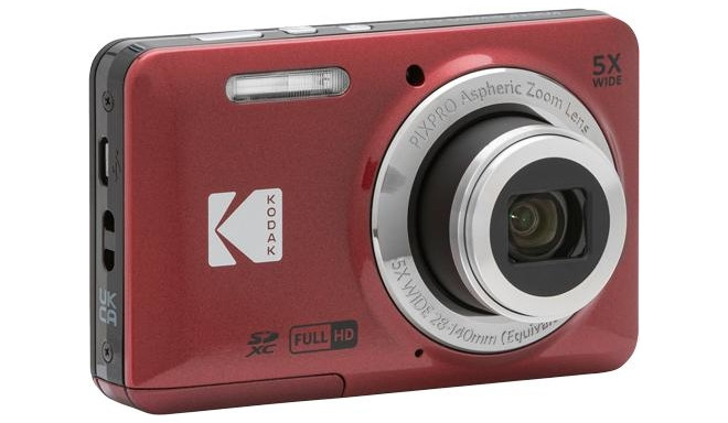 Kodak PIXPRO FZ55 1/2.3" Compact camera 16 MP CMOS 4608 x 3456 pixels Red