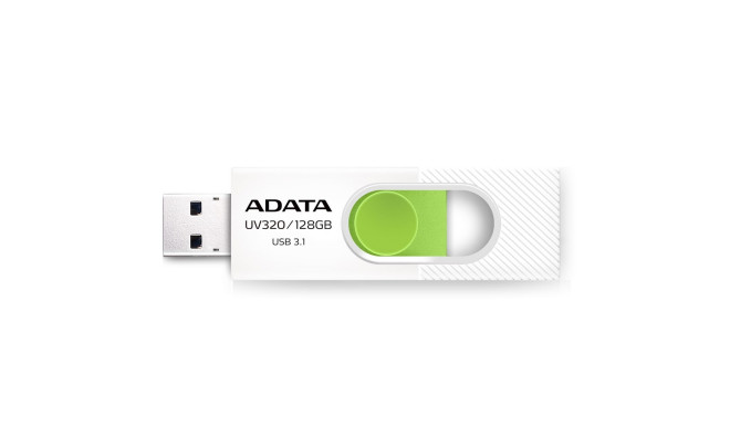 ADATA UV320 USB mälupulk 128 GB USB Type-A 3.2 Gen 1 (3.1 Gen 1) roheline, valge