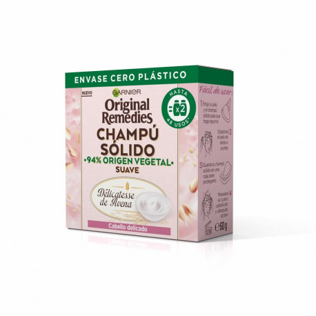 Ciets šampūns Garnier Original Remedies Mīksts Dziedējošs 60 g