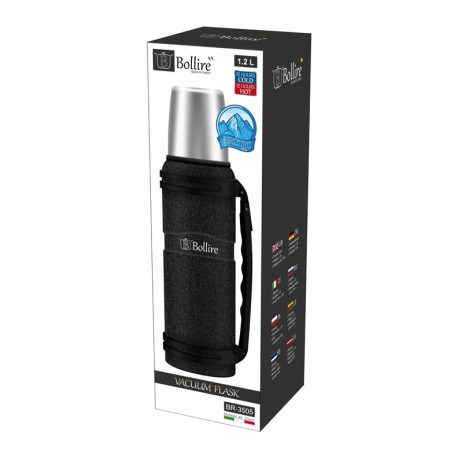 Thermos BOLLIRE, black, 1.2 l