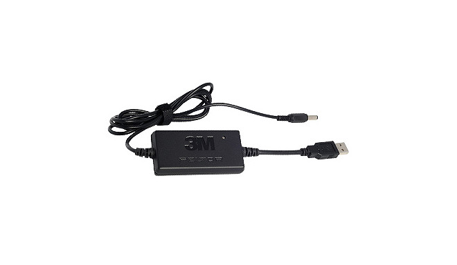 Peltor FR09 Charger cable, USB-connector. Intelligent charger with LED indicator for ACK053 battery