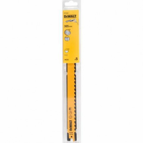 DEWALT SABER EDGE. 305mm WOOD /5 pcs.