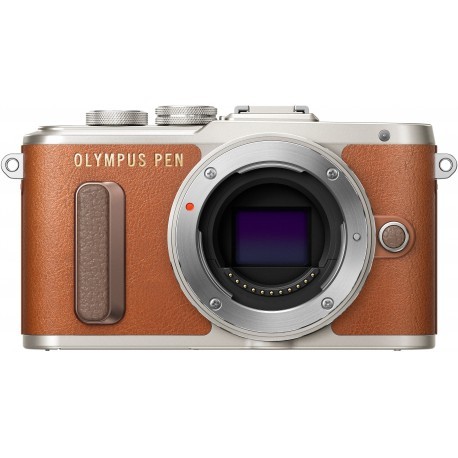 Olympus PEN Lite E-PL8 body, brown