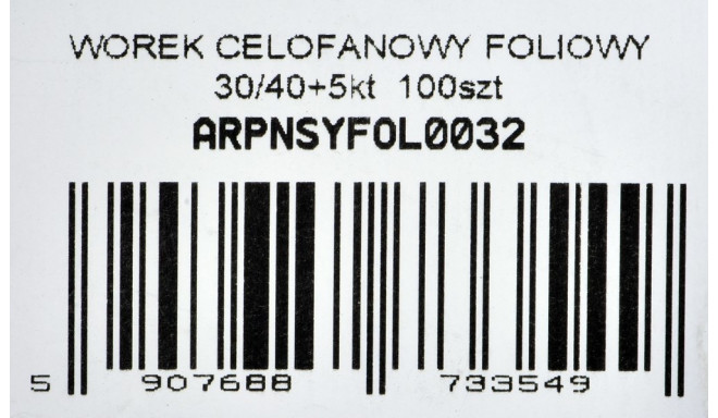 CELLOFANKOTT 30/40+5KT 100TK