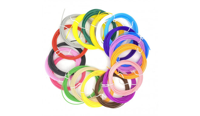 Fusion 3D printing pen PLA filament with 20 colors 1.75 mm | 5m