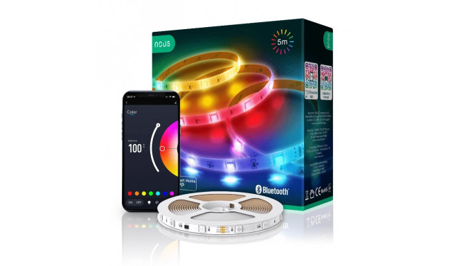 Nutikas RGB Bluetooth LED ribad F1, 5m, 24W, TUYA / Smart Life