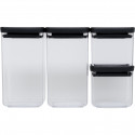 4x1 Brabantia TASTY+ Square Canister  dark grey