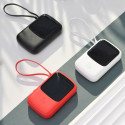 Power Bank BASEUS QPow - 10 000mAh LCD Quick Charge PD 15W with cable to Lightning 8-pin red PPQD-B0