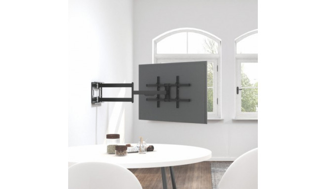 Techly 362169 Seinale kinnitatav LED/LCD hoidik, 43-80", 50kg, pööratav, käe pikkus 101,5 cm