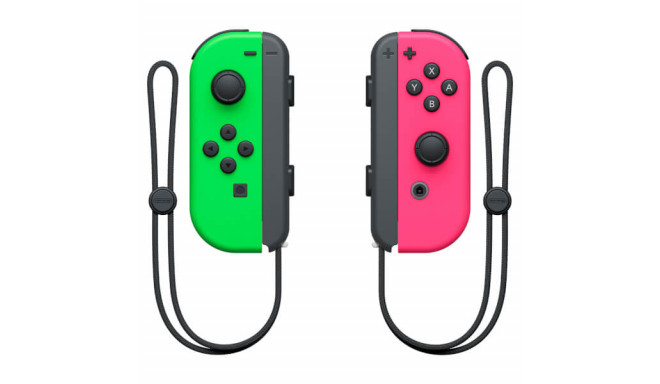 Nintendo Joy-Con paar roheline/neoonroosa