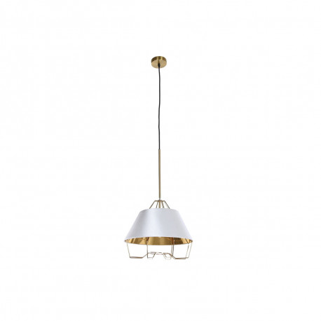 Ceiling Light DKD Home Decor White Golden PVC Metal 50 W 38 x 38 x 32 cm