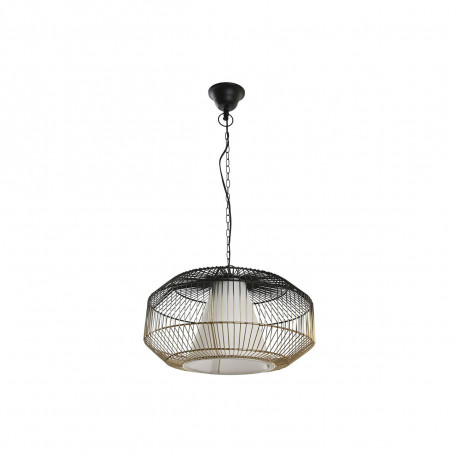 Laevalgusti DKD Home Decor 42 x 42 x 23 cm Must Kuldne Raud 50 W