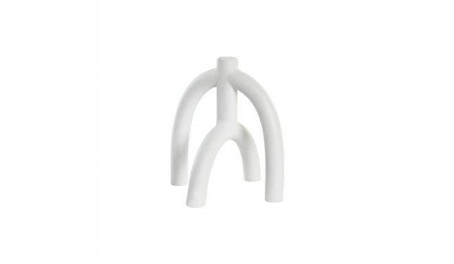 Candle Holder DKD Home Decor Scandi 21,5 x 21,5 x 23 cm White Resin