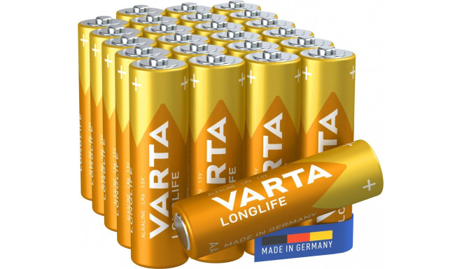 Varta Longlife, battery (24 pieces, AA)