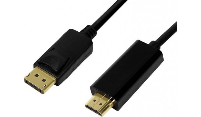 LogiLink DisplayPort - HDMI 2.0m must