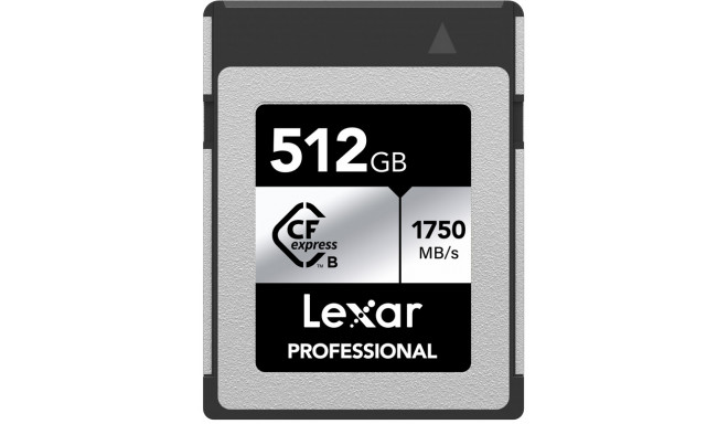 Lexar memory card CFexpress Type B 512GB Professional Silver