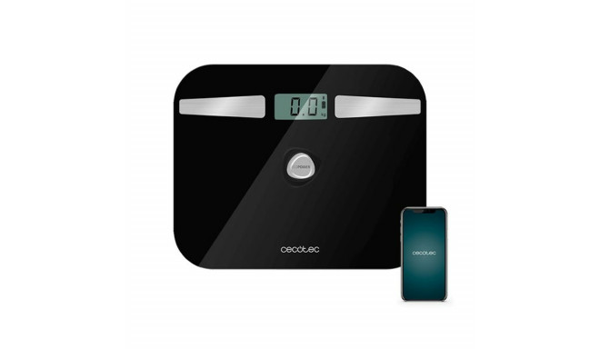 Digitālie vannas istabas svari Cecotec EcoPower 10200 Smart Healthy LCD Bluetooth 180 kg Melns