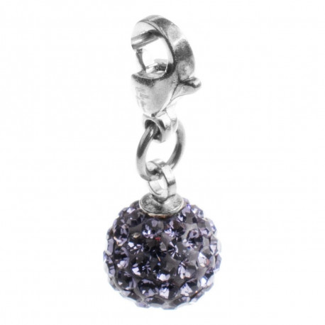 Beads Folli Follie 3P16FAMOR Purple 2 cm