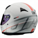 Helmet OMP KJ8 EVO CMR Karting 58-59 L White Kids