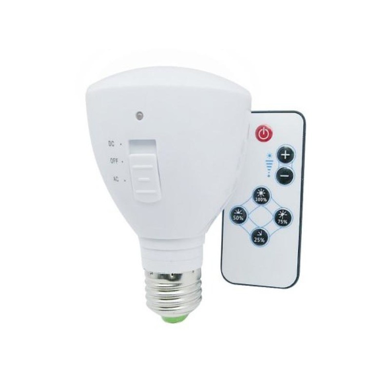 led rechargeable bulb with remote