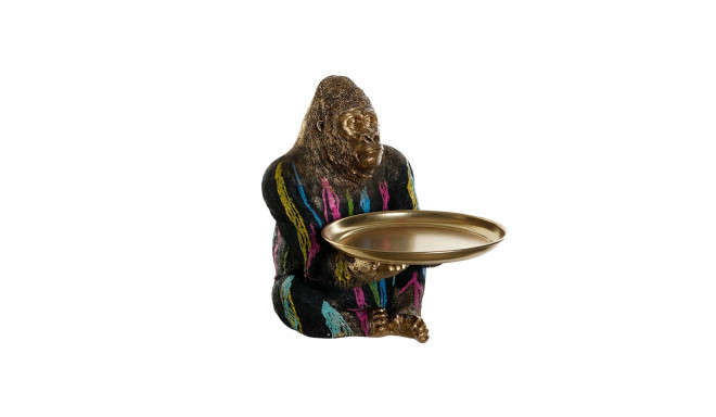 Dekoratiivkuju DKD Home Decor 38 x 46 x 50,5 cm Mitmevärviline Gorilla