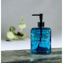 Soap Dispenser Wenko Pure Soap 550 ml Blue Glass