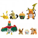 Action Figures Bandai Pokémon 8 Pieces Set