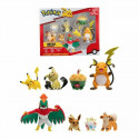 Action Figures Bandai Pokémon 8 Pieces Set