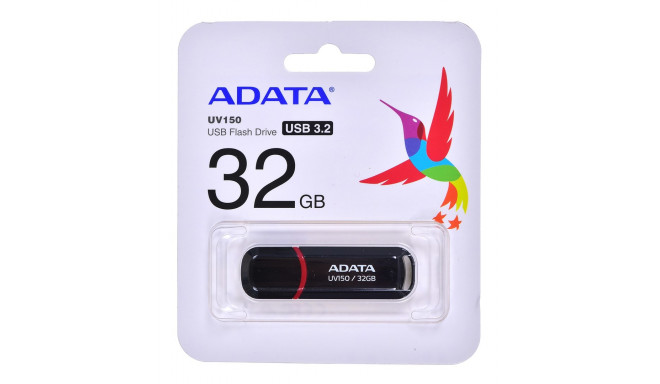 Adata flash drive 32GB DashDrive UV150 USB 3.2, black
