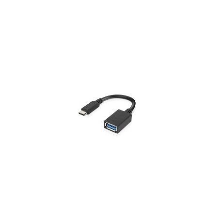 Lenovo 0.14 m, Black, USB-C to USB-A Adapter
