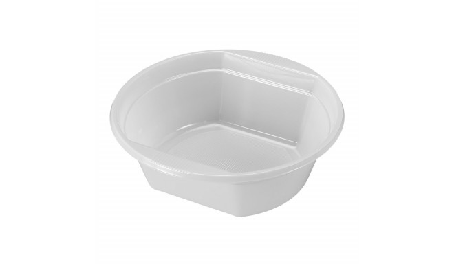 Set of reusable bowls Algon Circular White Plastic 500 ml 6 Units 16 x 16 x 5 cm