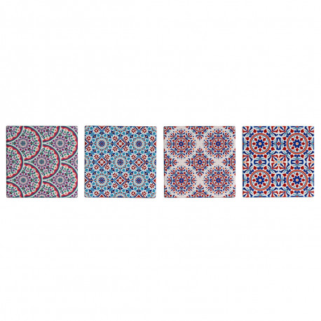 Coasters DKD Home Decor 10,8 x 10,8 x 0,7 cm