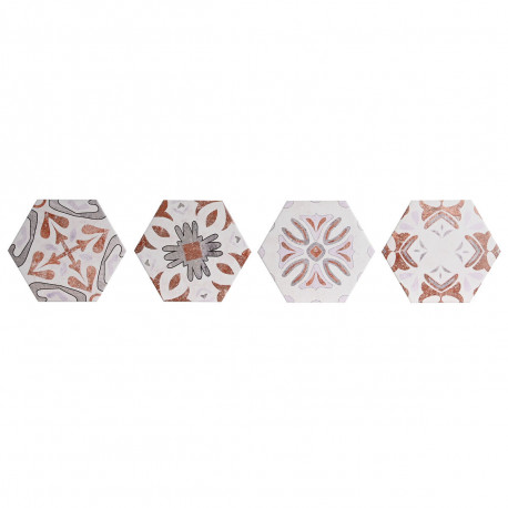 Klaasialused DKD Home Decor 10,8 x 10,8 x 0,7 cm